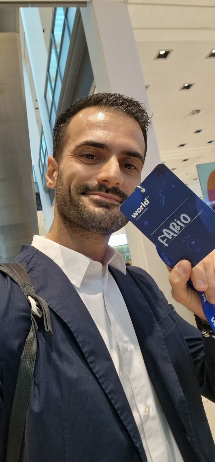 Fabio Venditti durante una sessione di coaching